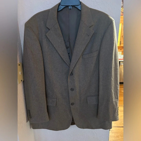 Oscar De La Renta Wool Blend Blazer Size 44R - Picture 1 of 7